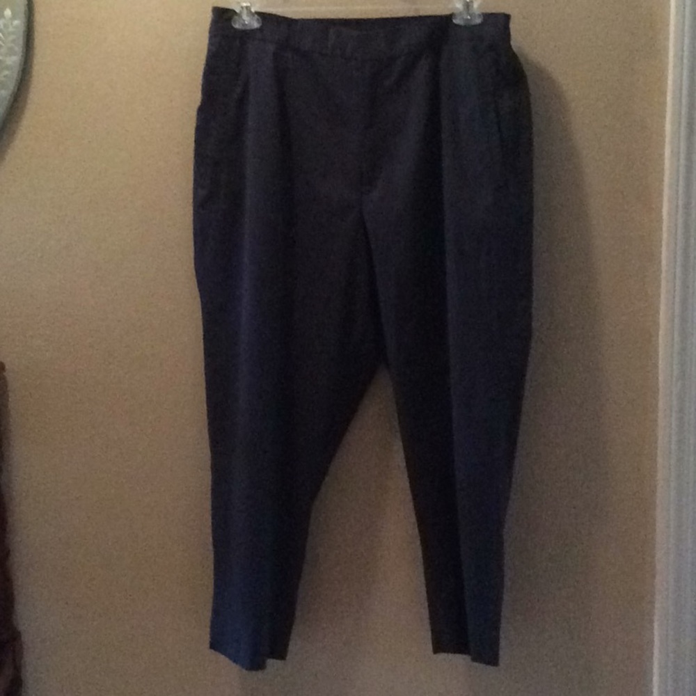 Navy blue slacks
